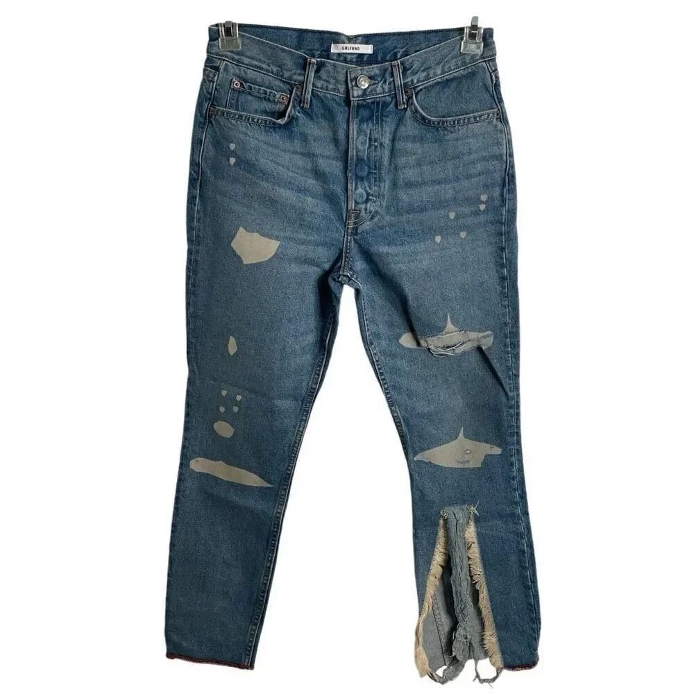 GRLFRND Womens Karolina Skinny Jean 28 A Little More Love Wash High Rise